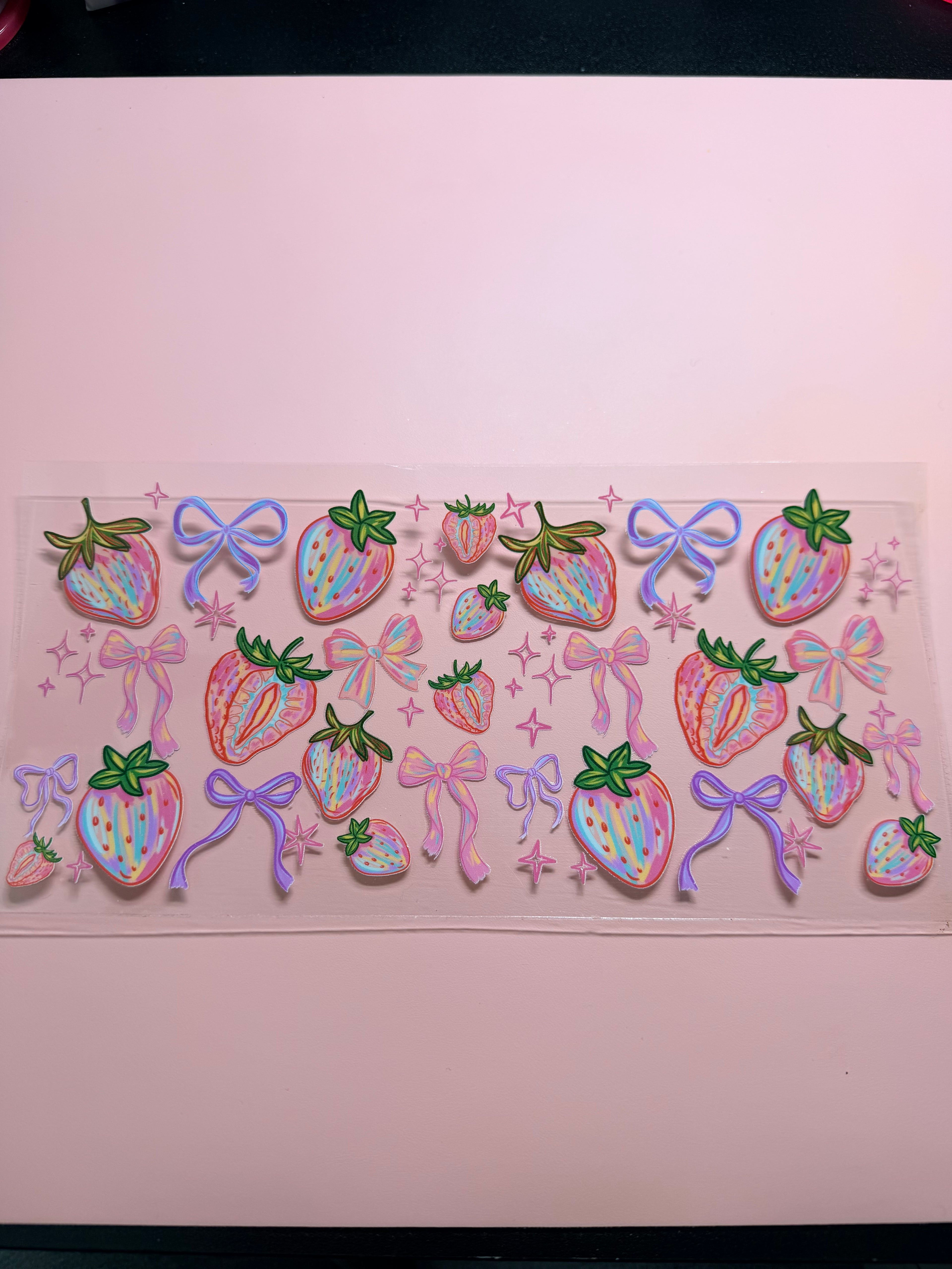 Pastel strawberries
