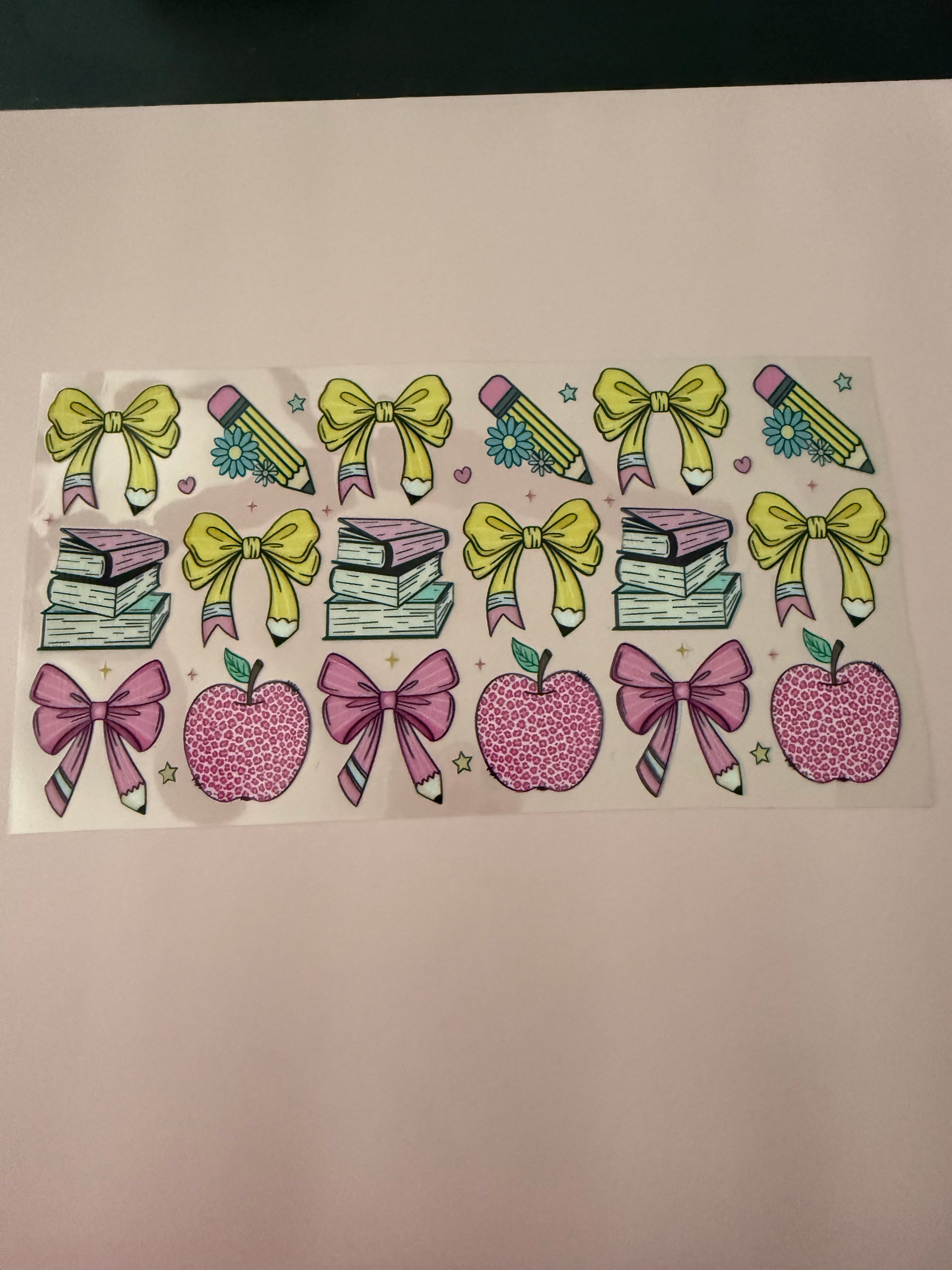Bow, Books, & Apples
